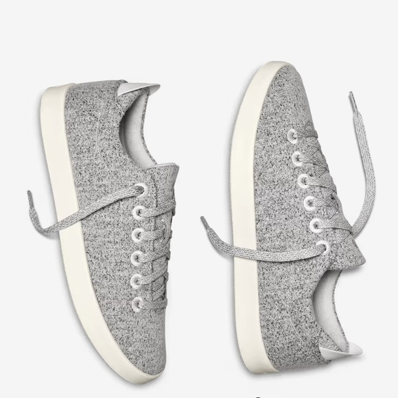 Allbirds Womens Wool Pipers Shoes/Sneakers Dapple Gray & White Sz 8 Minimalist - Picture 3 of 10
